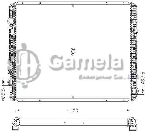 6255142 - Radiator-for-FREIGHTLINER-MT