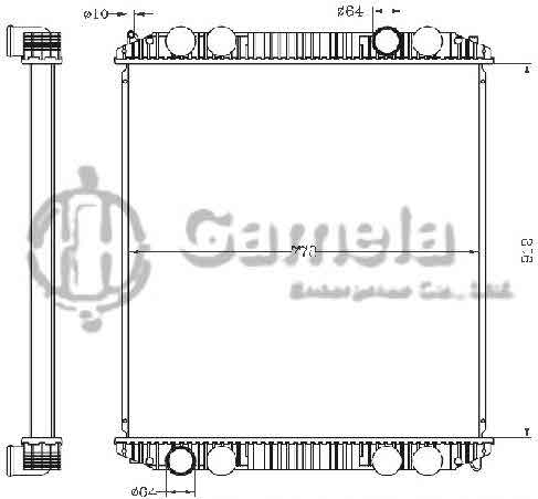 6255151 - Radiator-for-COLUMBIA-120-94-07-MT-OEM-376753361-0516239002