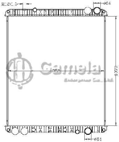 6255154 - Radiator-for-COLUMBIA-CASCADIA-08-MT