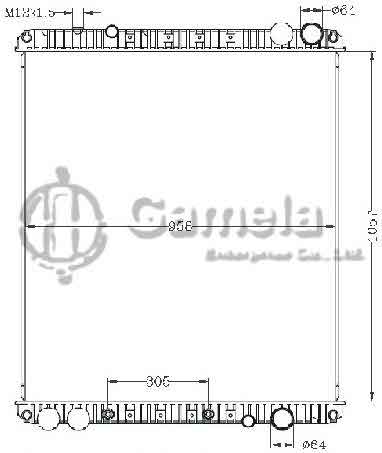 6255155 - Radiator-for-CASCADIA-COLUMBIA-08-AT-OEM-3E11860004-1A0201190020