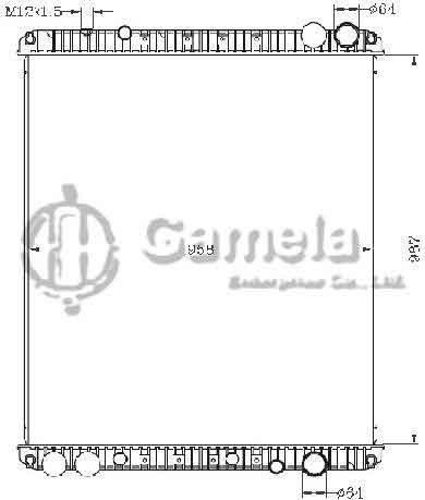 6255160 - Radiator-for-CASCADIA-08-MT