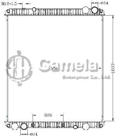 6255163 - Radiator-for-CASCADIA-COLUMBIA-08-AT-OEM-0527749003-0529617003