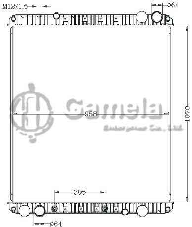 6255165 - Radiator-for-M2-BUSINESS-CLASS-08-AT-OEM-0526615020-0526620004