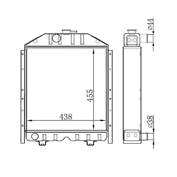 6255212 - Tractor-Radiator-OEM-5086414-4981428