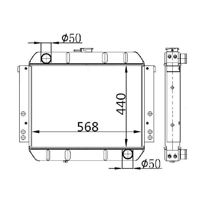 6255213 - Tractor-Radiator-OEM-2942616016