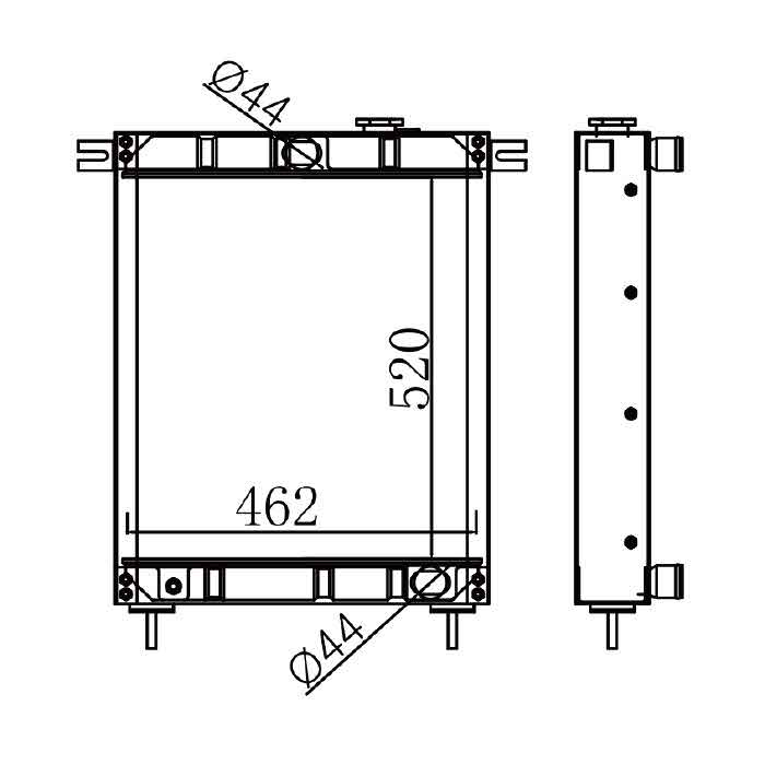 6255216 - Tractor-Radiator