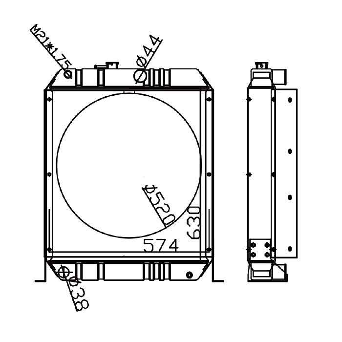 6255218 - Generator-Radiator