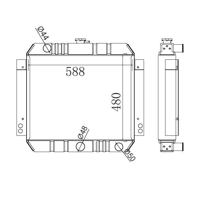 6255219 - Tractor-Radiator-OEM-2942616016