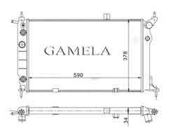 6262296 - Radiator-for-OPEL-OEM-1300109-1300148