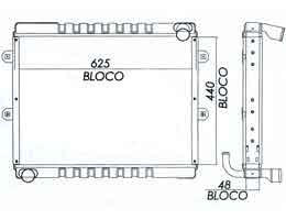 6277239 - Radiator-for-MICRO-ONIBUS-MA7-5-TCA-MA8-5-TCA