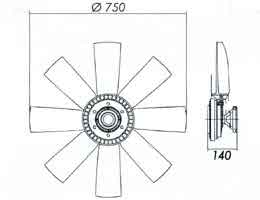 6288863 - VISCO-Fan-NH-FH-12-6288863