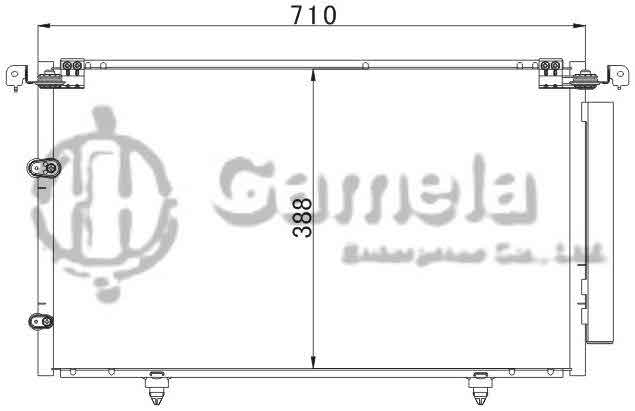 6380003 - Condenser-for-TOYOTA-CAMRY-03-ACV30-MCV30-OEM-88460-06070