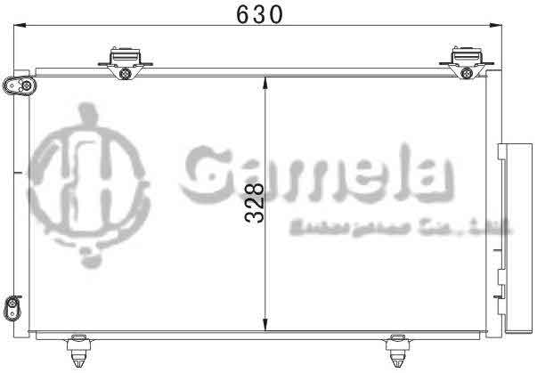 6380005 - Condenser-for-TOYOTA-VIOS-03-OEM-88450-0D030