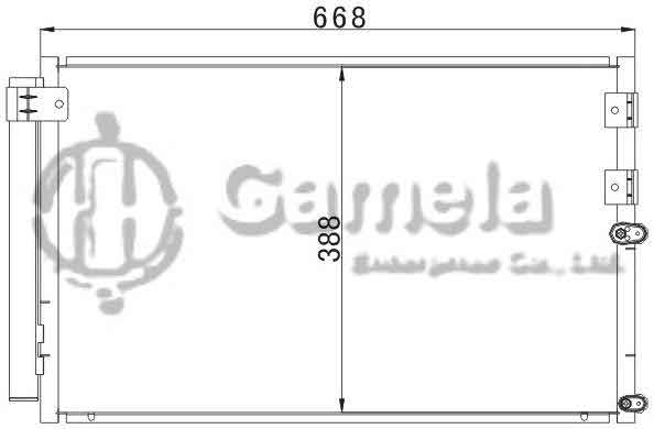 6380014 - Condenser-for-TOYOTA-GX91Ji-Xian-Da