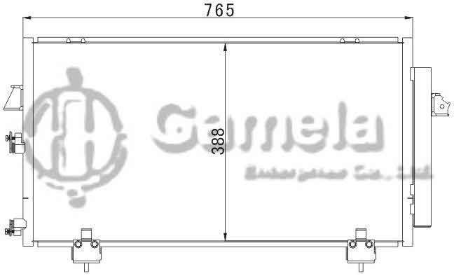 6380022 - Condenser-for-TOYOTA-RAV4-ACA21-01-OEM-88460-42090