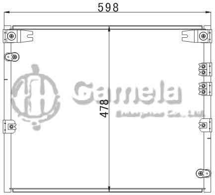 6380028 - Condenser-for-TOYOTA-PRADO-3400-02-OEM-88460-60250