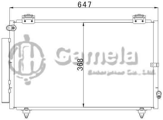 6380031 - Condenser-for-TOYOTA-COROLLA-01-OEM-88450-12041