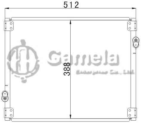 6380035 - Condenser-for-TOYOTA-HIACE-06-OEM-88460-26520