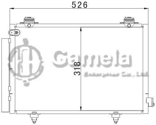 6380037 - Condenser-for-TOYOTA-COROLLA-OEM-88450-12231