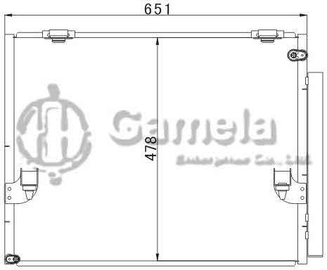 6380047 - Condenser-for-TOYOTA-INNOVA