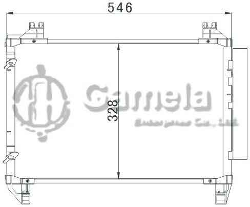 6380054 - Condenser-for-TOYOTA-URBAN-CRUISER-09-OEM-88460-52130