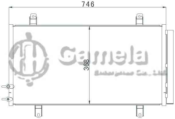 6380058 - Condenser-for-TOYOTA-CAMRY-07-OEM-88460-06210