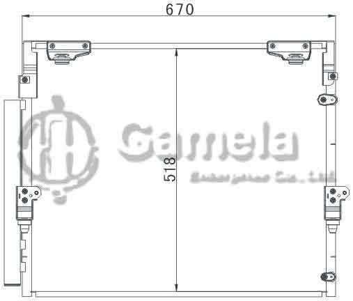 6380060 - Condenser-for-TOYOTA-LAND-CRUISER-UZJ100-09-OEM-88460-60400