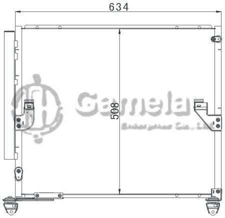 6380061 - Condenser-for-TOYOTA-LAND-CRUISER-TRJ150-09-OEM-88460-60440