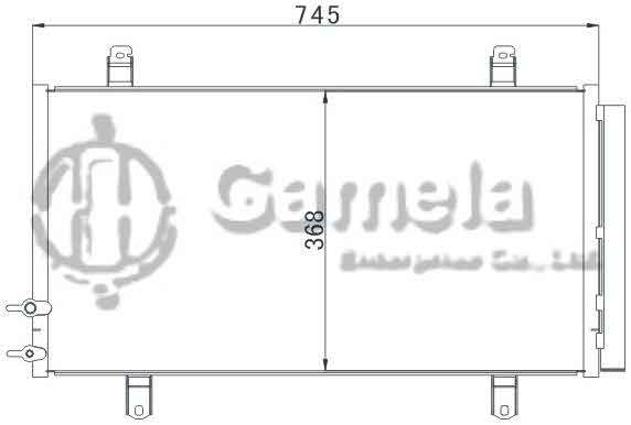 6380064 - Condenser-for-TOYOTA-ACV51-CAMRY-2012-OEM-88460-33130