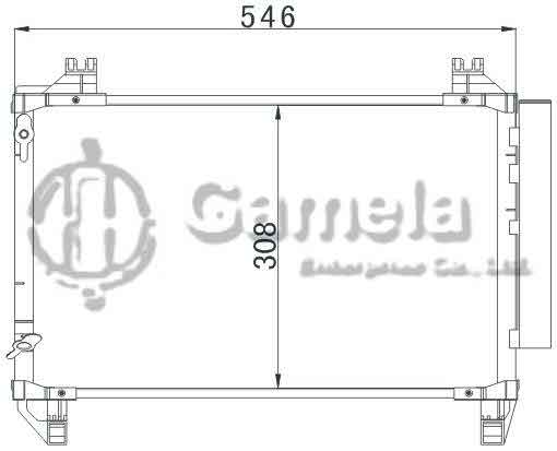 6380065 - Condenser-for-TOYOTA-URBAN-CRUISER-09-OEM-88460-52150