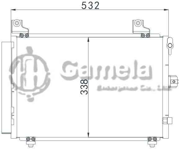 6380066 - Condenser-for-TOYOTA-DARIO-TERIOS