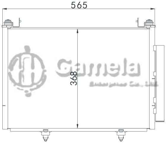 6380067 - Condenser-for-TOYOTA