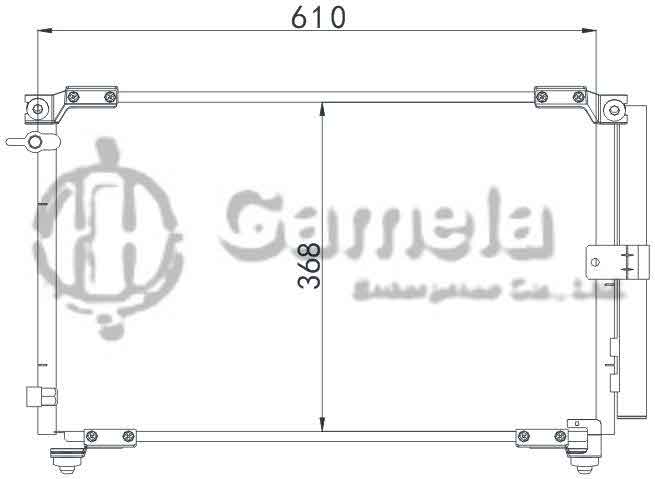 6380069 - Condenser-for-TOYOTA-IPSUM