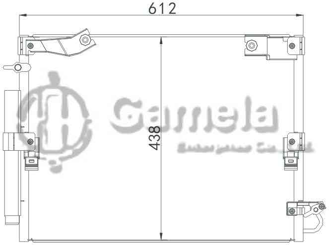 6380078 - Condenser-for-TOYOTA-LAND-CRUISER-LEXUS-LX470