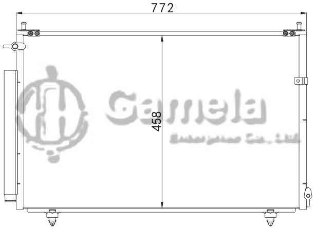 6380082 - Condenser-for-TOYOTA-NOAH-02-OEM-88460-28580