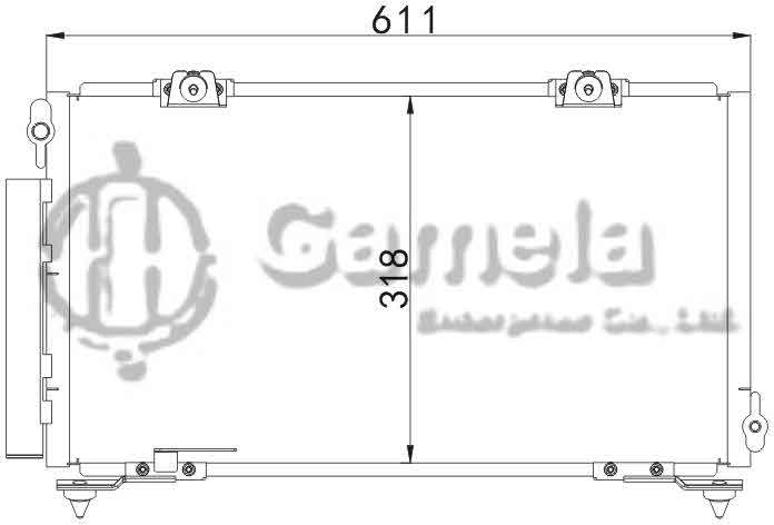 6380083 - Condenser-for-TOYOTA-CALDINA-ST21-97-02-OEM-88450-21010