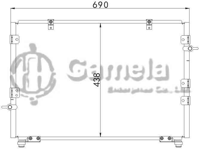 6380092 - Condenser-for-TOYOTA-TOWNACE