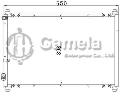 6381002 - Condenser-for-HONDA-ODYSSEY-03-RA6-OEM-80110-SCC-W01