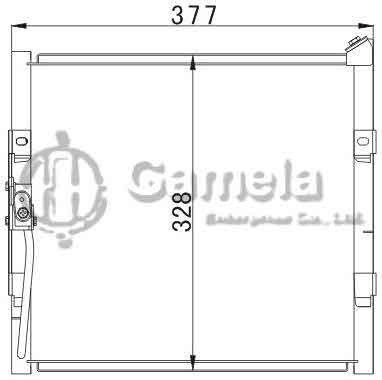 6381005 - Condenser-for-HONDA-CIVIC-91-EG8-R12-OEM-80110-SR1-A13