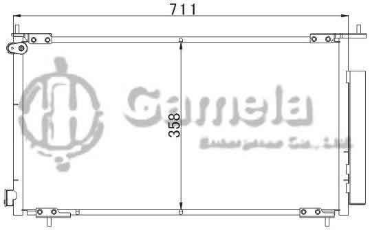 6381011 - Condenser-for-HONDA-CRV-02-RD5-OEM-80101-SCA-A01