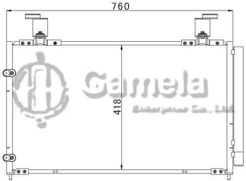 6381028 - Condenser-for-HONDA-ODYSSEY