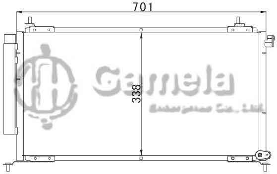 6381033 - Condenser-for-HONDA-CRV-02-OEM-80110-S9A-003