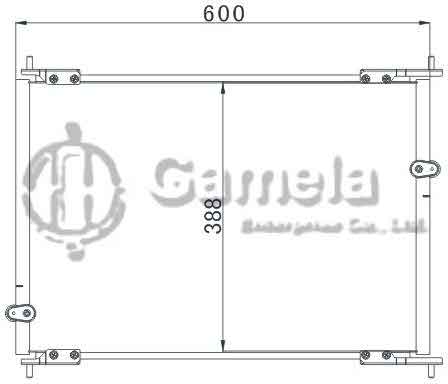 6381038 - Condenser-for-HONDA-SHUTTLE-94-OEM-80110-SX0-003