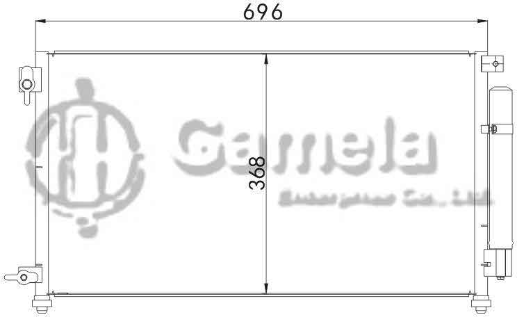 6381042 - Condenser-for-HONDA-ACCORD-03-OEM-80110-SDA-A01