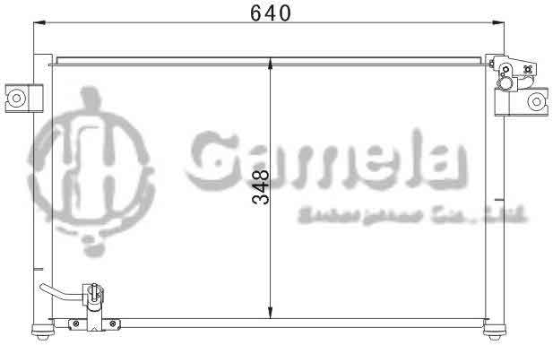 6383003 - Condenser-for-MITSUBISHI-PAJERO-V33-OEM-MB-918439