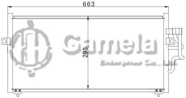 6383007 - Condenser-for-MITSUBISHI-SOUEAST-LIONCEL-OEM-MR-360274