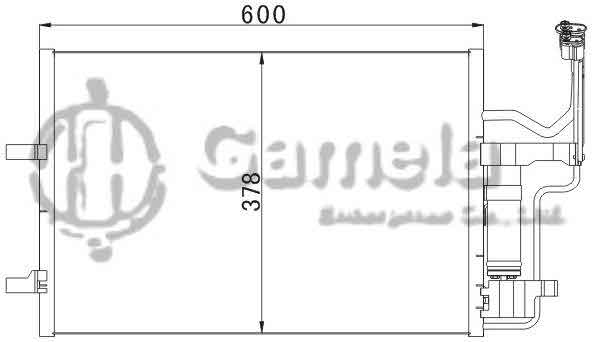 6384003 - Condenser-for-MAZDA-3-03-OEM-BPYK-61-480ZA