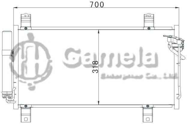 6384011 - Condenser-for-MAZDA-6-07-OEM-GSYD-61-48ZA