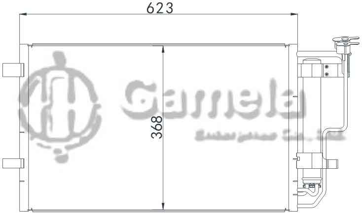 6384013 - Condenser-for-MAZDA-3-09-OEM-BBP2-61-480B