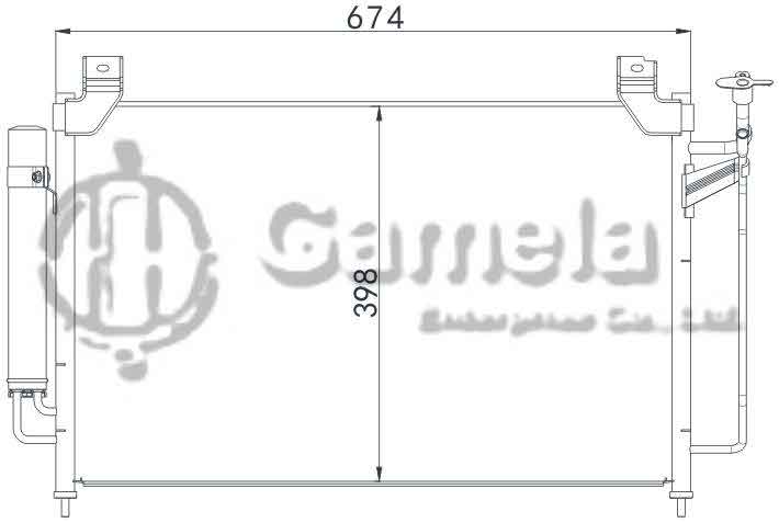 6384014 - Condenser-for-MAZDA-CX-7-07-OEM-EGY1-61-48ZC